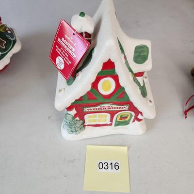 Hallmark Santa Workshop 1st in Edition North Pole Village Collection
