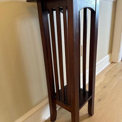 Wood Pedestal/Flower Stand