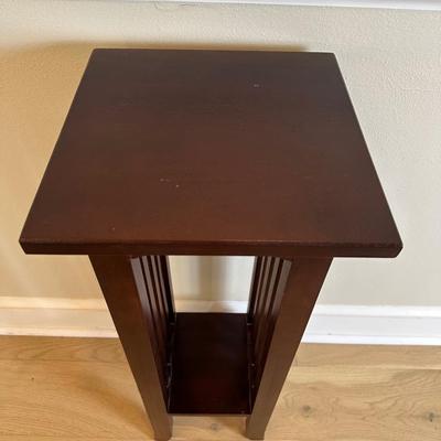 Wood Pedestal/Flower Stand