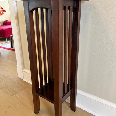 Wood Pedestal/Flower Stand