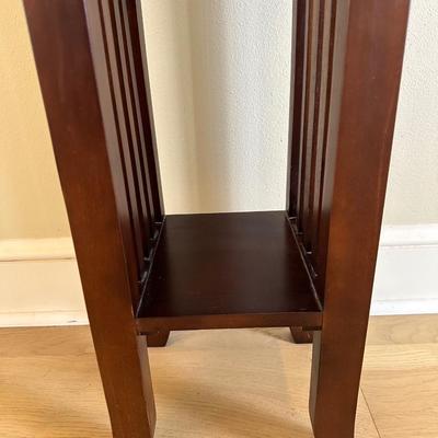 Wood Pedestal/Flower Stand