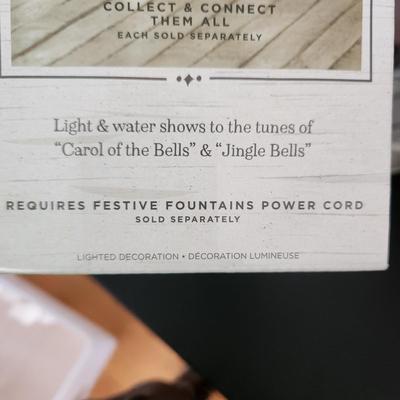lot of 4 Hallmark Artist Festive Fountains with power cord