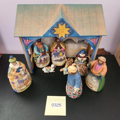 Jim Shore Heartwood Creek 2003 Nativity