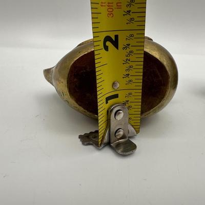 Fritz Brass Chicken Candlestick Holders (2)