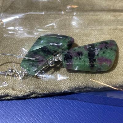 Jay King (DTR) Sterling Silver New Never Used Fashion Agate/Quartz 18"-20" Adjustable Necklace w/Matching Earrings Preowned...