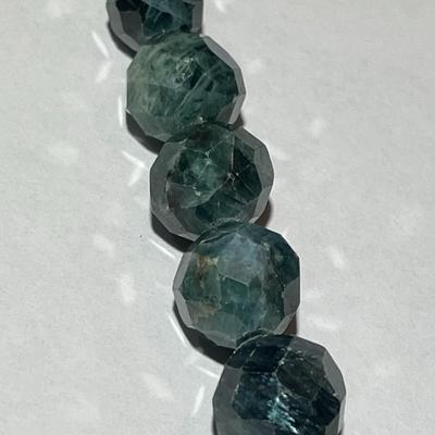 Jay King (DTR) Sterling Silver New Never Used Fashion Green Color Bead Necklace w/Sterling Pendant 18-20" Adjustable Preowned from...