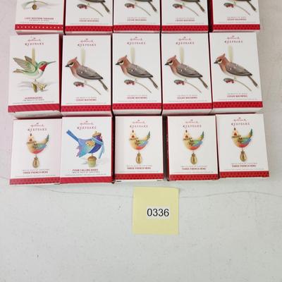Lot of 20 Hallmark Keepsake Christmas Tree ornaments