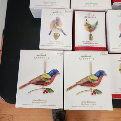 Lot of 25 Hallmark Keepsake Christmas Tree Birds ornaments