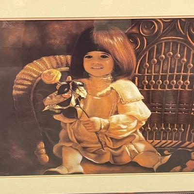 Limited Edition signed and numbered lithograph “Rose of Sharon” by Corinne Layton
