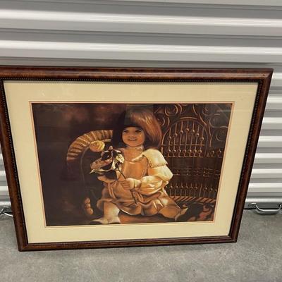 Limited Edition signed and numbered lithograph “Rose of Sharon” by Corinne Layton