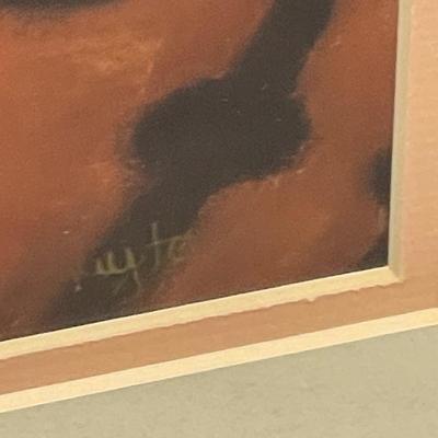 Limited Edition signed and numbered lithograph “Rose of Sharon” by Corinne Layton
