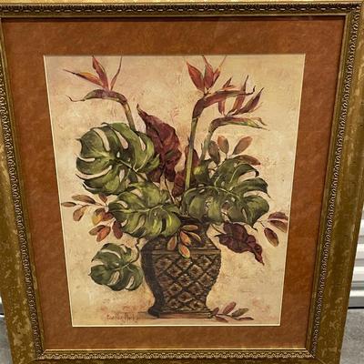 Signed Barbara Mock lithograph