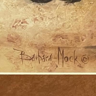 Signed Barbara Mock lithograph