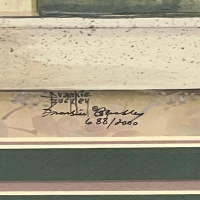 Signed and Numbered lithograph by Frankie Buckley