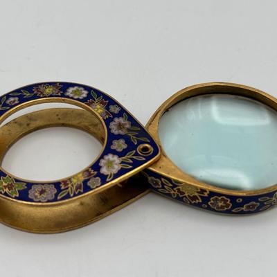Vintage Japanese Magnifying Glass Brass Lupe