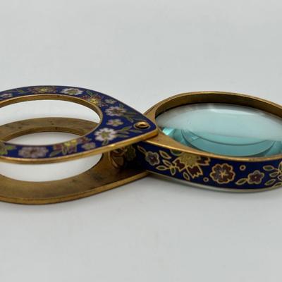 Vintage Japanese Magnifying Glass Brass Lupe
