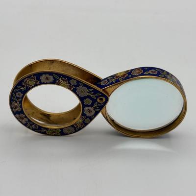 Vintage Japanese Magnifying Glass Brass Lupe
