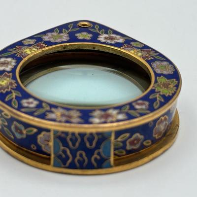Vintage Japanese Magnifying Glass Brass Lupe