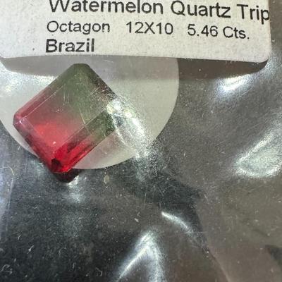 Watermelon Quartz 5.46 carets