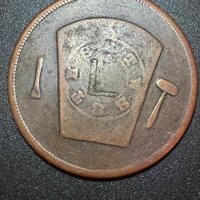 1908 Olive Branch Chapter No 81, R.A.M - Benton, WIS - One Penny