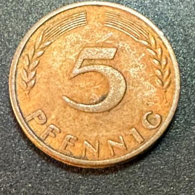 1950 Bundesreplik Deutschland - 5 Pfennig