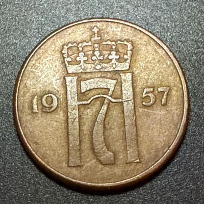 1957 Norge 5 Ore