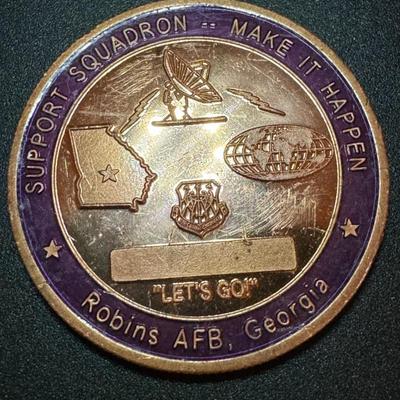 Challange Coin 5th squad Robbins AFB