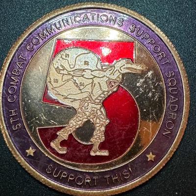 Challange Coin 5th squad Robbins AFB
