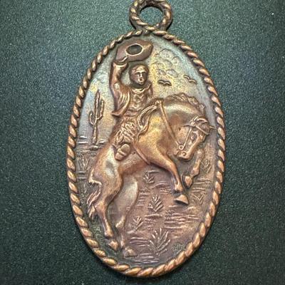 Rodeo pendant - copper
