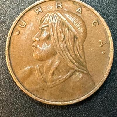 1966 - Urraca - Un Centesimo Republica De Panama -