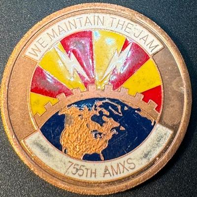 EC-130H 755th AMXS We Maintain the Jam Challenge Coin