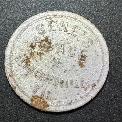 Gene's Place Blanchardville Wis - 10 cent in trade