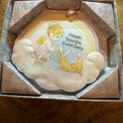 PM Heaven Bless you Easter Seals - Precious moments Christmas tree ornament
