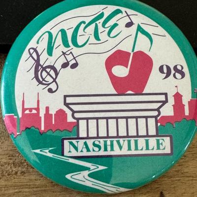 NCTE 1998 Nashville pin