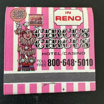 Vintage Circus Circus Match pack