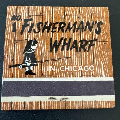 Chicagos Fishermans Wharf cool match pack