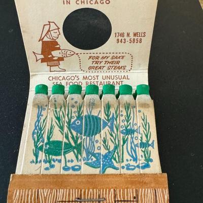 Chicagos Fishermans Wharf cool match pack