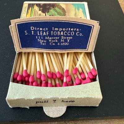 Trento - Dantes Monument 80 year old match box