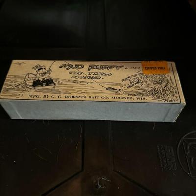 Vintage Mud Puppy Lure C.C. Roberts Bait Co. Mosinee, WIS 0101-M.P