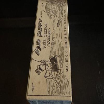 Vintage C.C. Roberts Bait Co. Mud Puppy 0102 5" NAT Mosinee, WIS