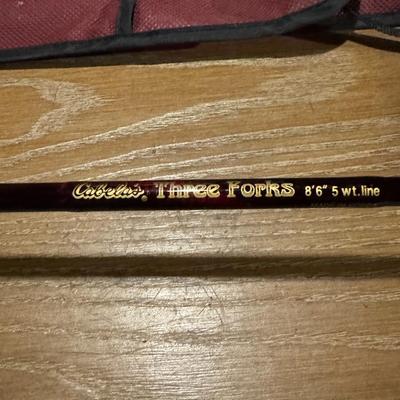 Cabelas 567 Fly reel Cabelas three forks rod 8' 6" - 5 wt line