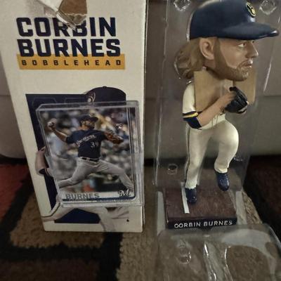 CORBIN BURNES BOBBLEHEAD - NIB W/ CARDS