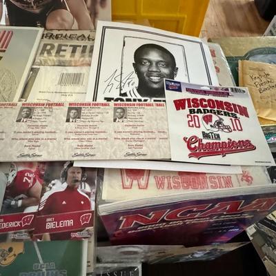 Sports memorabilia Lot