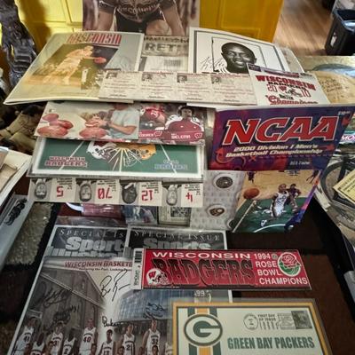 Sports memorabilia Lot