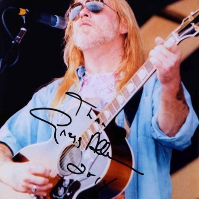 Gregg Allman signed photo
