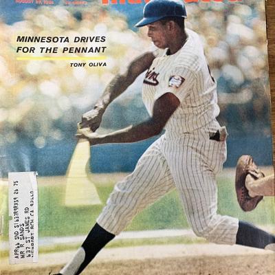 Sports Illustrated Magazine Tony Oliva Issue