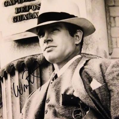 Warren Beatty signed promo photo 