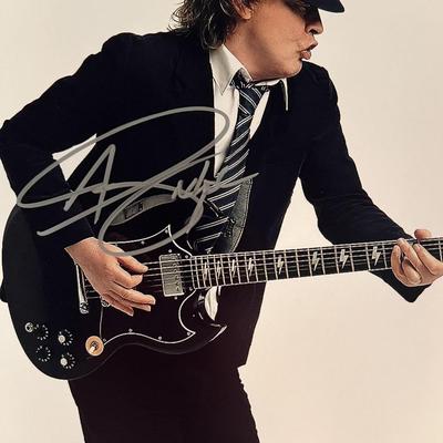 AC/DC Angus Young signed photo