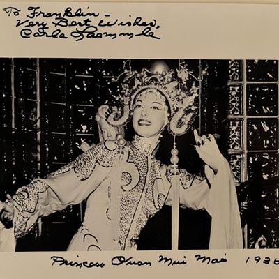 Carla Laemmle signed photo