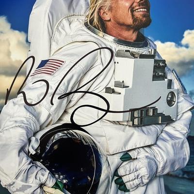 Virgin Galactic Richard Branson signed photo